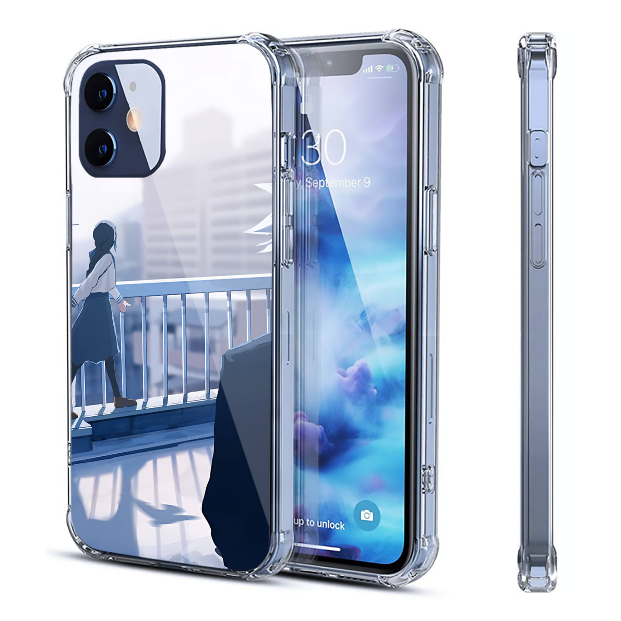 （画像用） SPY×FAMILY间谍家家酒 【iPhone 12シリーズ対応】透明スマホケース（クリアソフトケース）